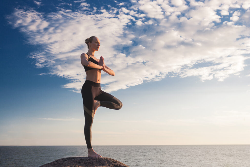 Yogini am Meer 